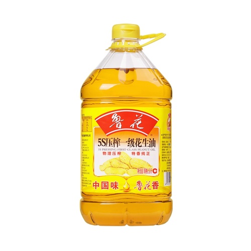 鲁花 5s一级物理压榨纯正花生油5l